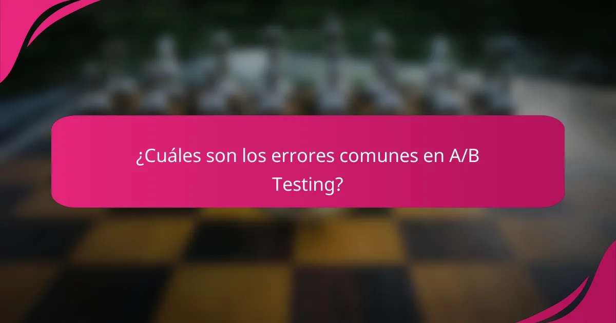 ¿Qué métricas se deben analizar en A/B Testing?