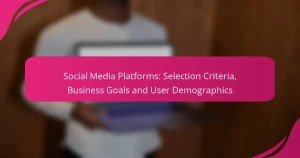 Plataformas de Redes Sociales: Criterios de Selección, Objetivos Empresariales y Demografía de Usuarios